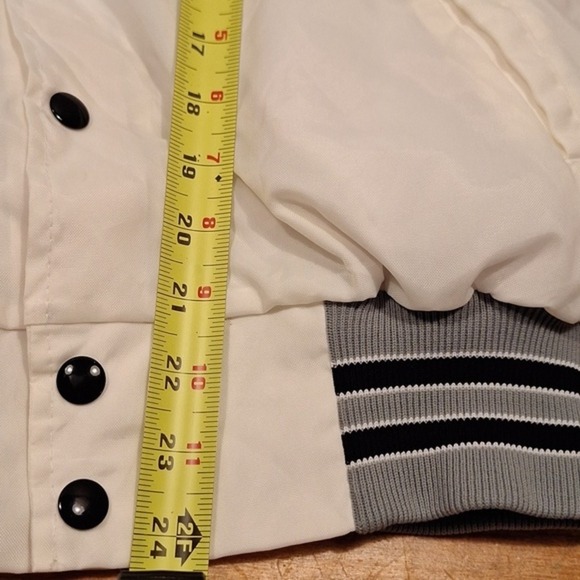 Rennoc Vintage Womens Windbreaker Track Varsity Jacket made in USA Size Small - Picture 8 of 12